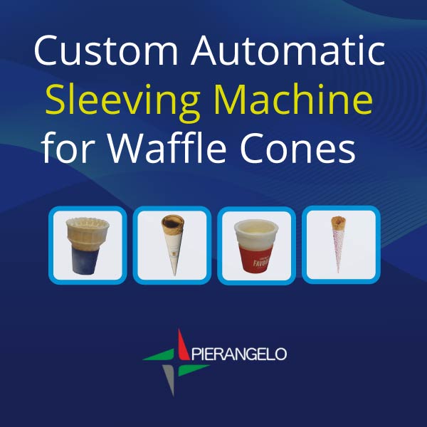 Custom Automatic Sleeving Machine for Waffle Cones