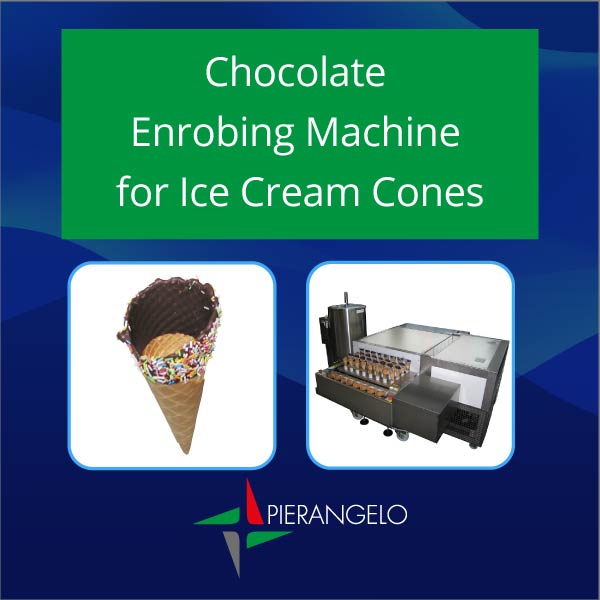 Chocolate Enrobing Machine for Ice Cream Cones