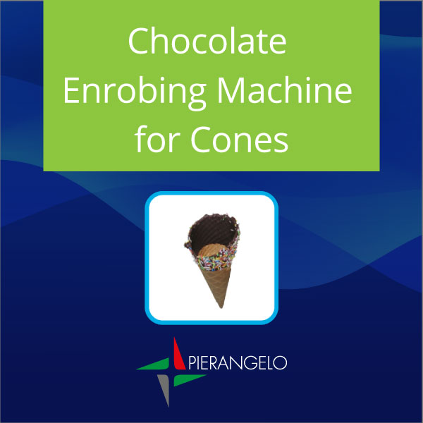 Chocolate Enrobing Machine for Waffle Cones
